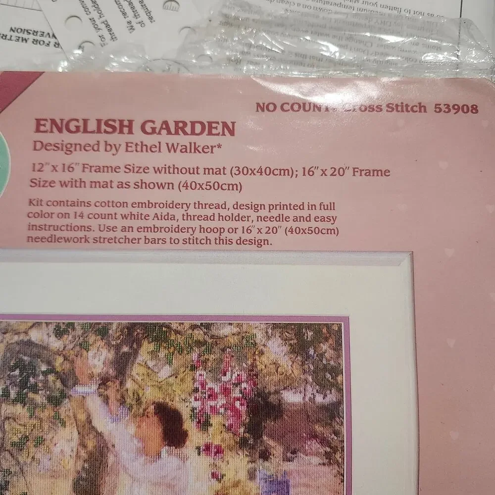 English Garden Dimensions From The Heart No Count Cross Stitch 53908 B31